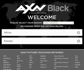 Axnblack.com(AXN Black) Screenshot
