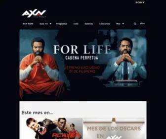 AXN.es(Todo sobre AXN en España) Screenshot