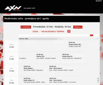 AXN.rs(Serbia AXN) Screenshot