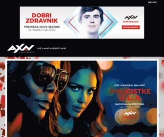 AXN.si(Slovenia AXN) Screenshot