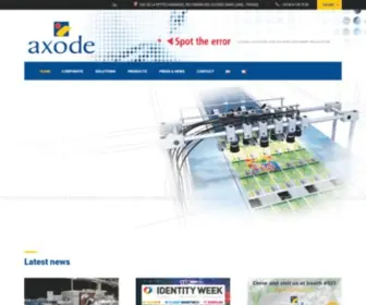 Axode.com(Accueil Axode) Screenshot