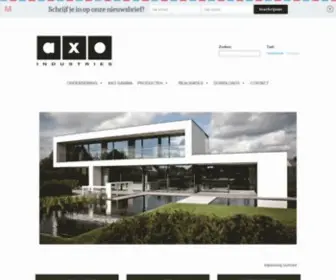 Axoindustries.be(AXO Industries) Screenshot