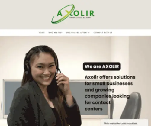 Axolir.com(Create an Ecommerce Website and Sell Online) Screenshot