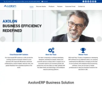 Axolon.com(Business Efficiency Redefined) Screenshot