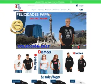 Axolotee.com.mx(Playeras) Screenshot