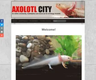 Axolotlcity.com(An online community) Screenshot