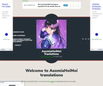 Axomiahoimoi.com(AxomiaHoiMoi TranlationsMachine translation for everyone) Screenshot