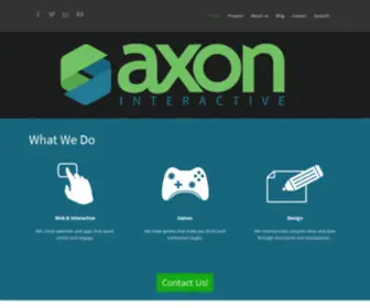Axoninteractive.ca(Axon Interactive) Screenshot
