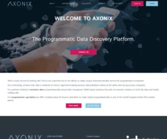 Axonix.com(Axonix) Screenshot