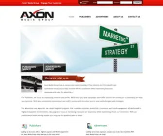 Axonmediagroup.com(Axon Media Group) Screenshot