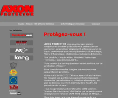 Axonprotector.com(Axon Studio) Screenshot