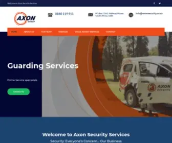 Axonsecurity.co.za(Guarding Services) Screenshot