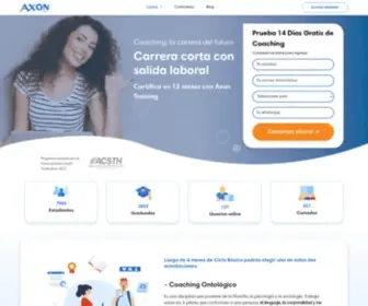 Axontraining.com(Estudia Coaching en Axon Training) Screenshot