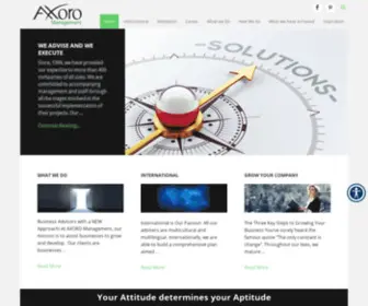 Axoro.com(Axoro Management) Screenshot