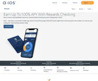 Axos.com(Axos) Screenshot