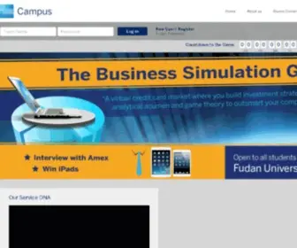 Axpcampus.com(Amex Campus) Screenshot