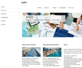 Axpo.ch(About us) Screenshot