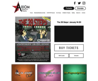 Axreptheatre.com(Axiom) Screenshot