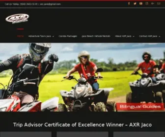 Axrjaco.com(ATV Tours) Screenshot