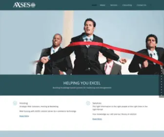 Axses.com(Integrating Information and Marketing) Screenshot