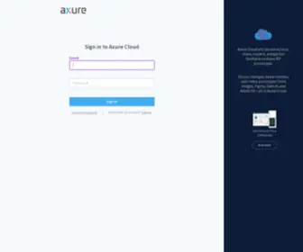 Axshare.com(Axure Cloud) Screenshot