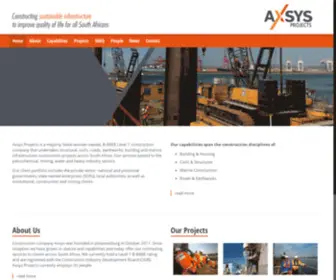 Axsysprojects.co.za(Axsys Projects) Screenshot