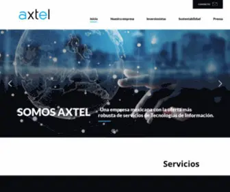 Axtel.com.mx(AxtelCorp) Screenshot