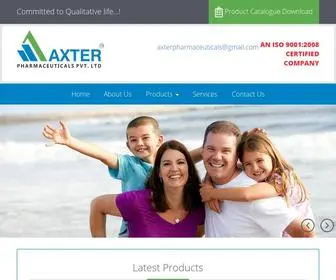 Axterpharma.com(Axter Pharma) Screenshot