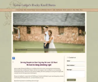 Axtonlodge.net(Rustic, Rock, Barns, on premise catering, Fund Raisers) Screenshot