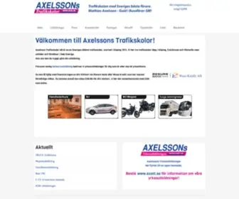 AXTS.se(Välkommen till Axelssons Trafikskolor) Screenshot