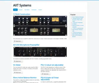 Axtsystems.com(AXT) Screenshot