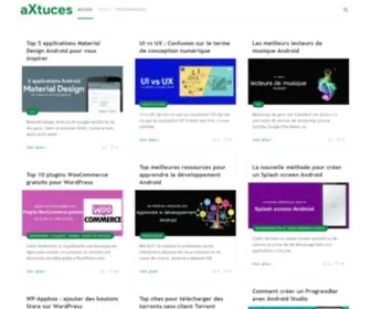 Axtuces.com(Le site qui porte bien son nom) Screenshot