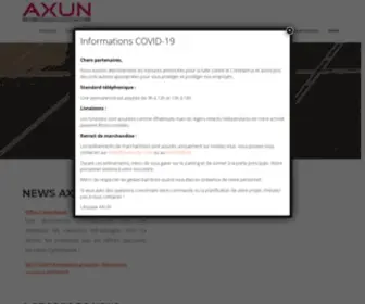 Axun-Solar.com(Bienvenue chez Axun Solar) Screenshot