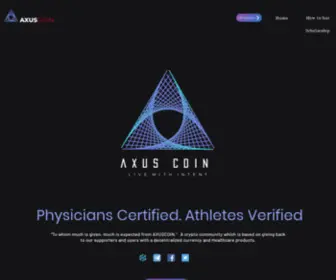 Axuscoin.com($AXUS) Screenshot