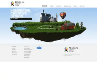 Axvisual.com(AX Visual Design Studio) Screenshot