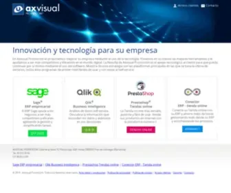 Axvisualpromocom.com(ERP SAGE) Screenshot
