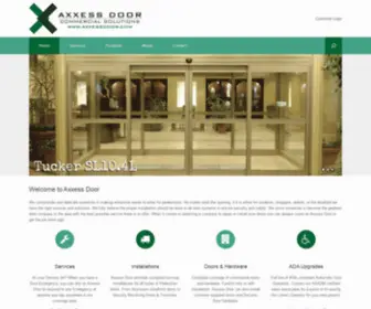 Axxessdoor.com(Axxess Door) Screenshot