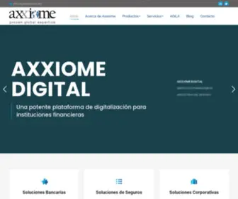 Axxiome-AR.com(Proven Global Expertise) Screenshot