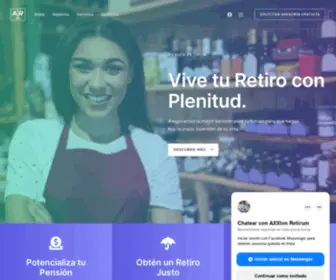 Axxionretirum.mx(Axxion Retirum) Screenshot