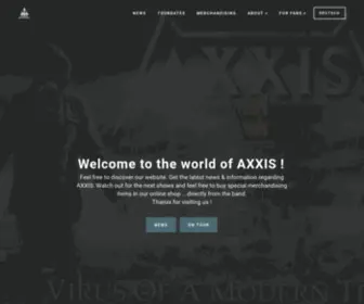 Axxis.de(The German Rockband (official website)) Screenshot