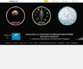 Axxonet.com(Axxonet Group) Screenshot