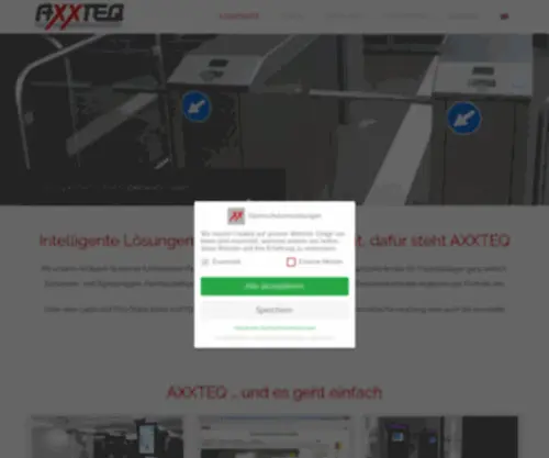 Axxteq.de(AXXTEQ Service GmbH) Screenshot