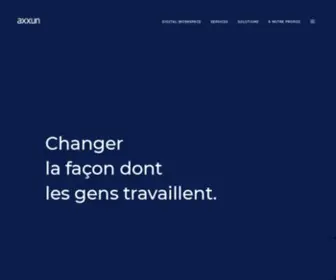 Axxun-Evalua.com(Conseil en Transition Digitale & Solutions Cloud) Screenshot