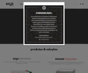 Axysweb.com.br(Soluções de E) Screenshot