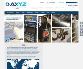 Axyz.co.uk(CNC Router) Screenshot