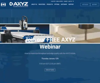 Axyz.com(Tailored Router Solutions) Screenshot