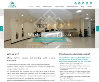 Aya-BC.com(AYA Business Centers) Screenshot