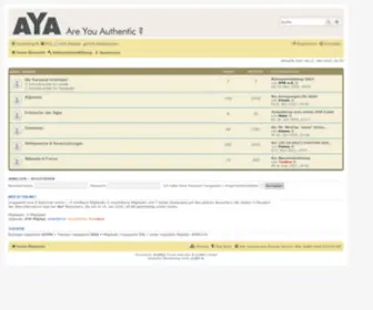 Aya-Forum.de(Übersicht) Screenshot