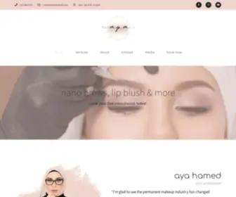 Ayabeautystudio.com(My beauty studio) Screenshot