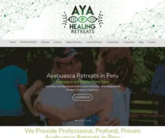 Ayahealingretreats.com(Ayahuasca Retreats in Peru) Screenshot